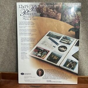 Creative Memories 12x15 Sealed 1999 Lot of 4 Page Protectors 16 Sheets Old Style